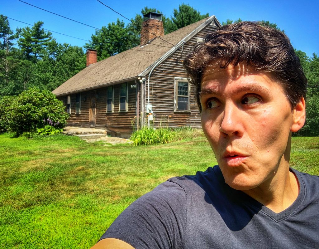 Jeff at the Conjuring House in Burrillville, Rhode Island.