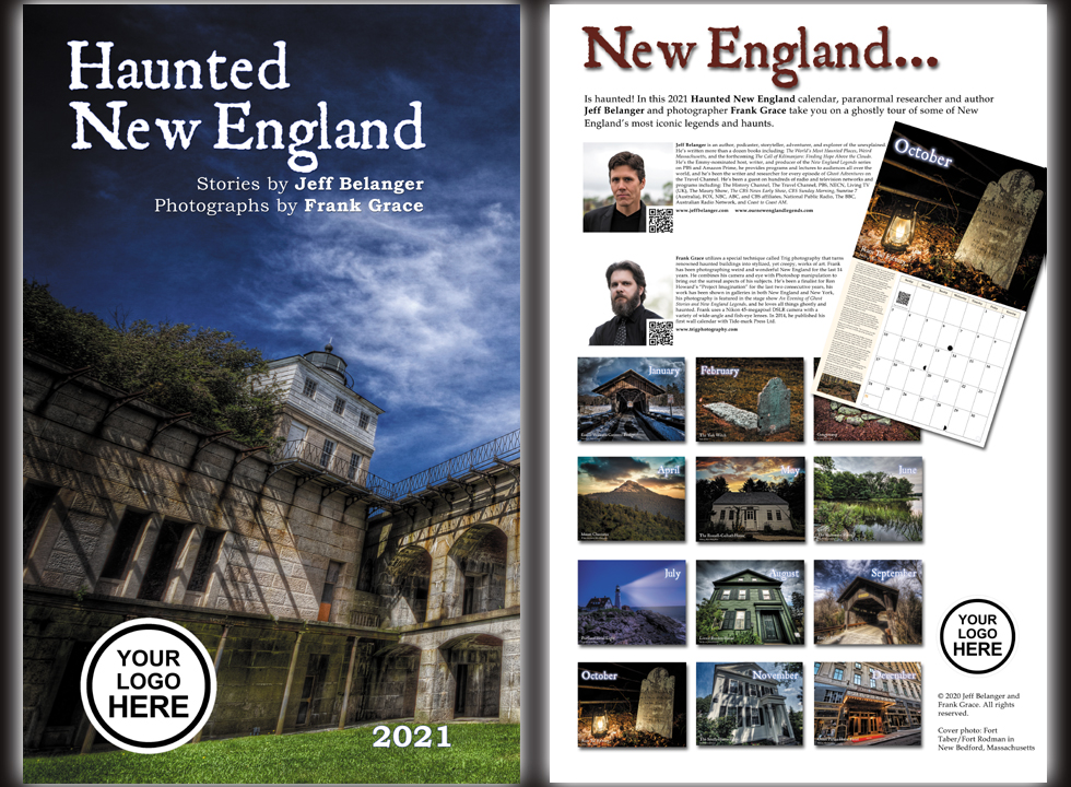 2021 Haunted New England Calendar Jeff Belanger