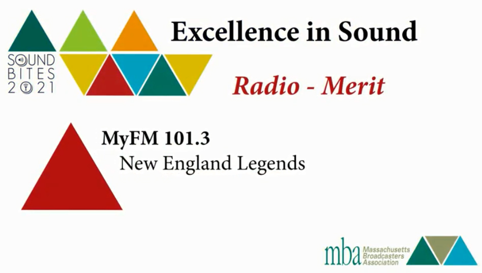 Massachusetts Broadcasters Association Sound Bite 2021 Award.