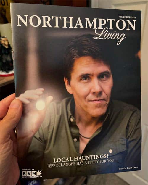 October 2024 Issue of Northampton Living magazine featuring Jeff Belanger.